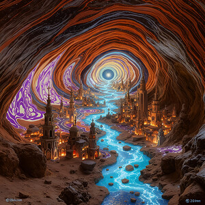  spirographic landscape 