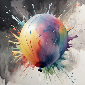 an exploding ball