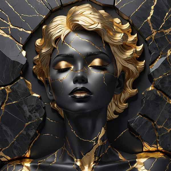  Woman Body mad  Print