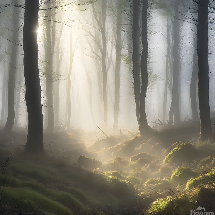 Aforest by chissy Wall Art