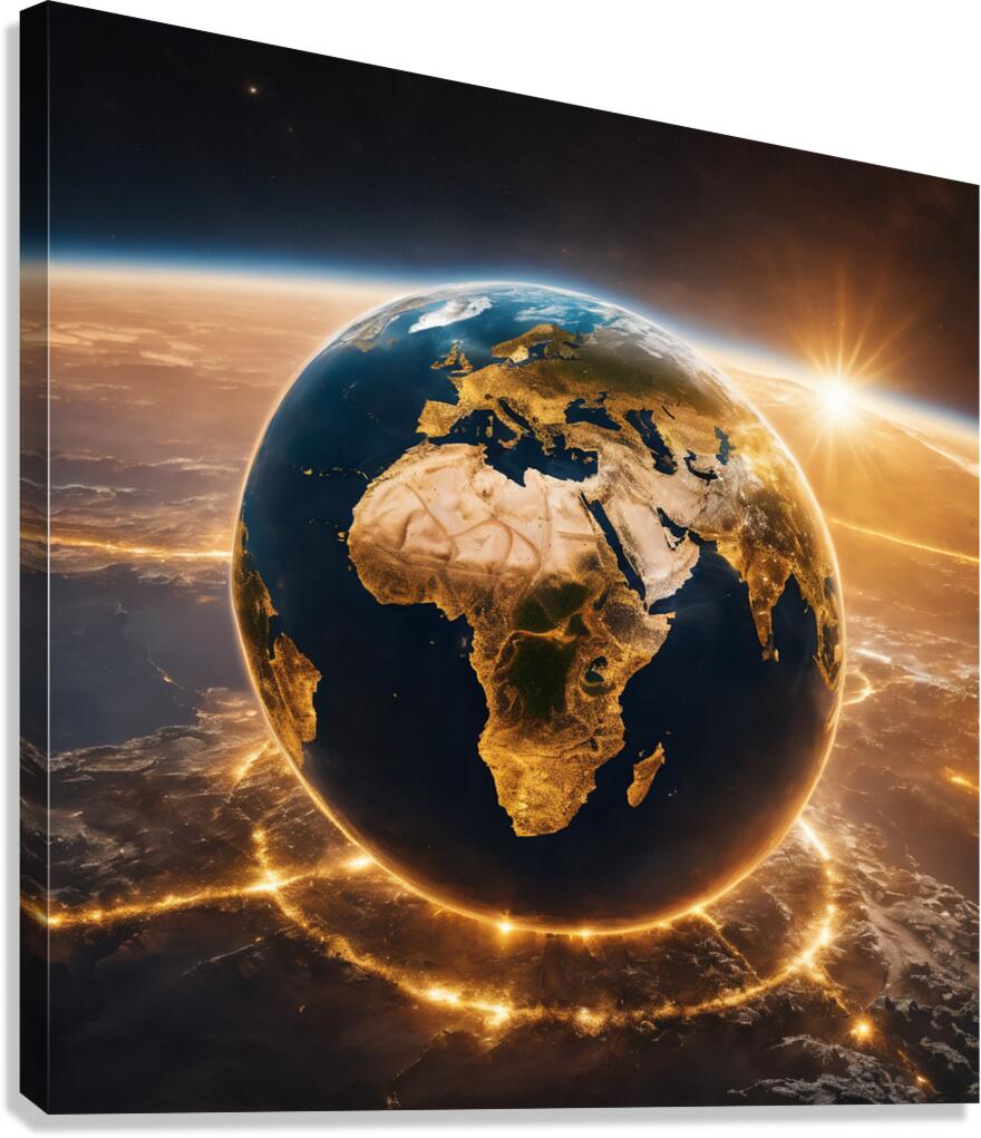 An earth Canvas Print