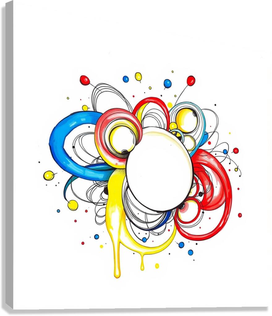  a doodle Canvas Print