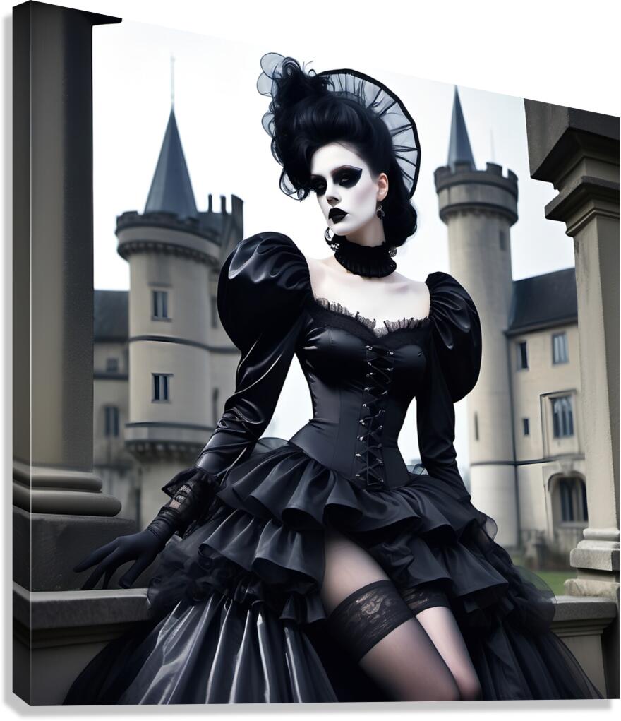  flamboyant goth  Canvas Print