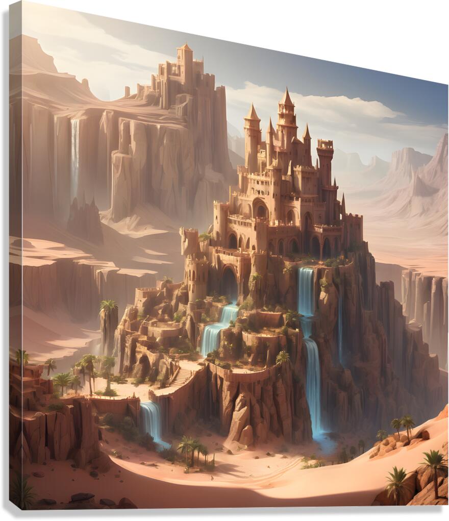 A breathtaking   edifice  Canvas Print