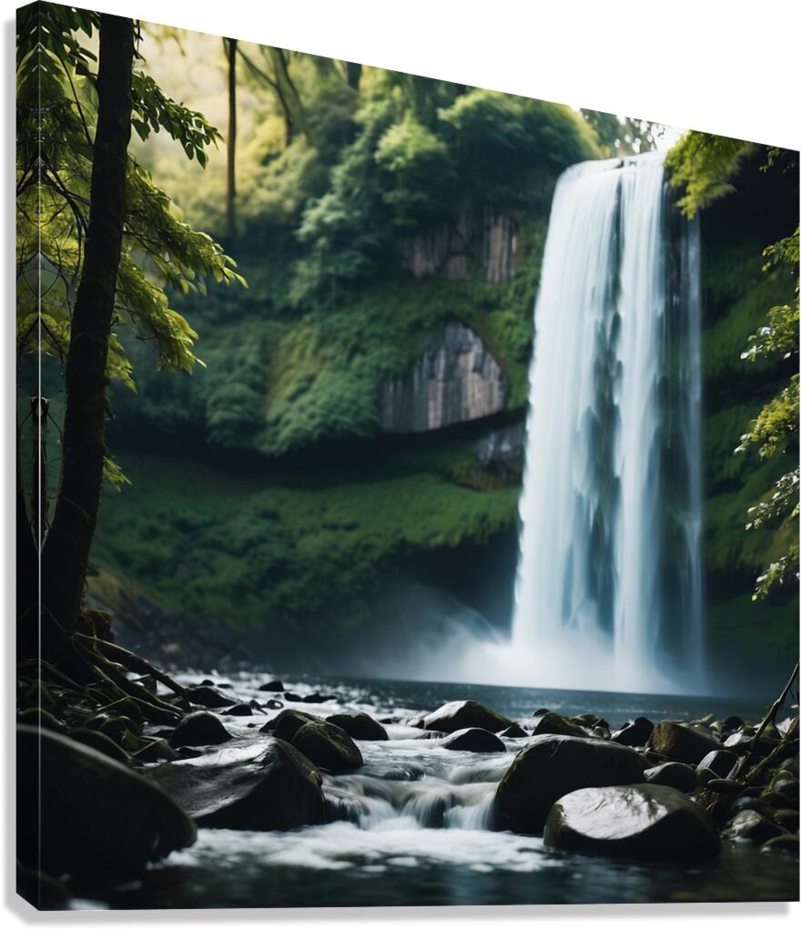  a waterfall  Canvas Print