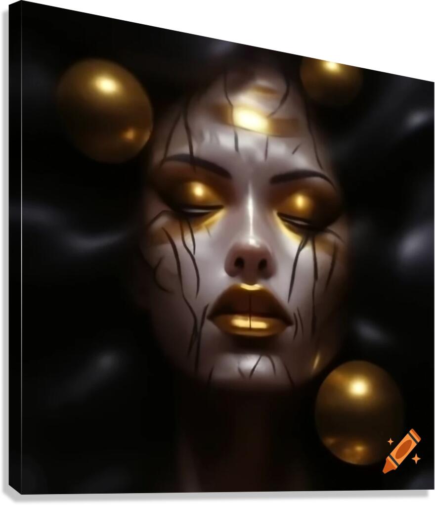 interlocking pattern Canvas Print