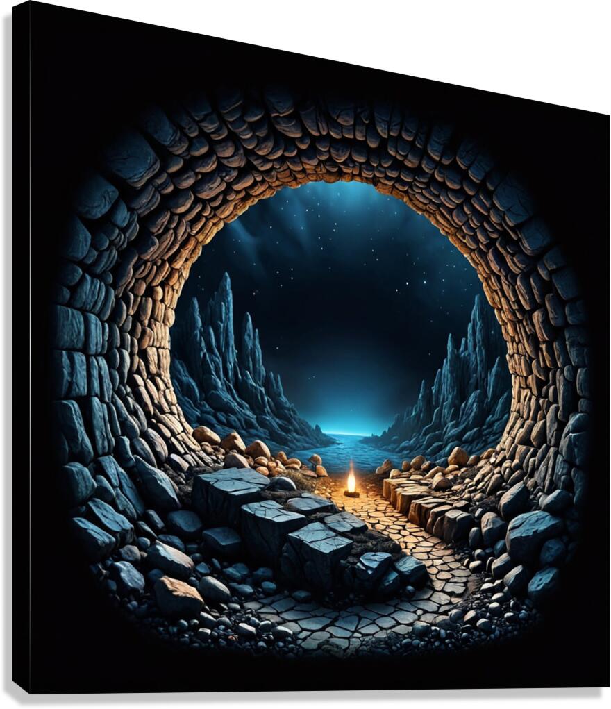  when night come  Canvas Print