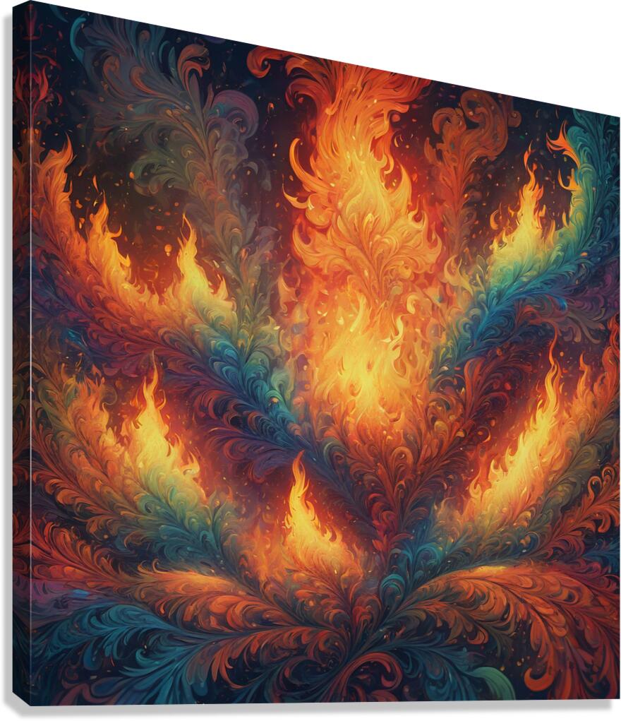  fire  Canvas Print