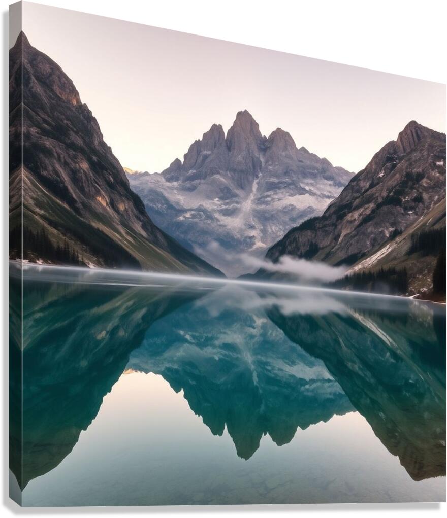mirrow  between Canvas Print