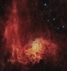 Flaming Star Nebula