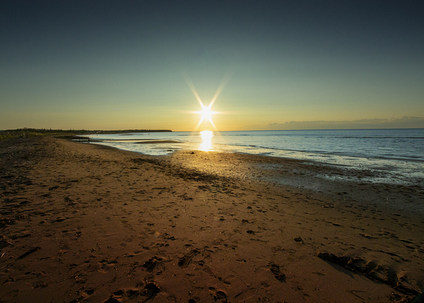 Murray Beach Sunset Reflection by Toozastro