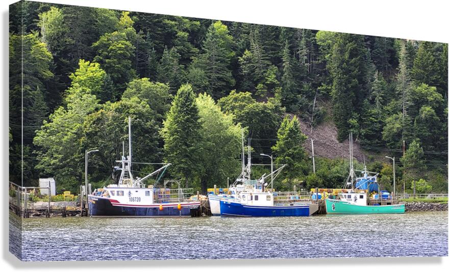 Fishing Boats Canvas Print