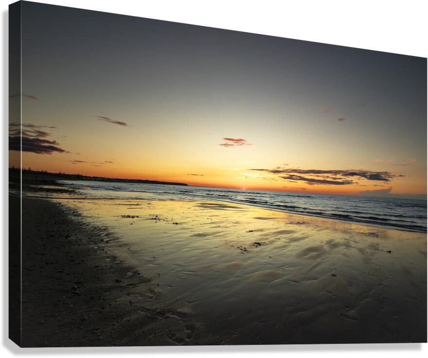 Canadian Coastal Sunset Canvas Print