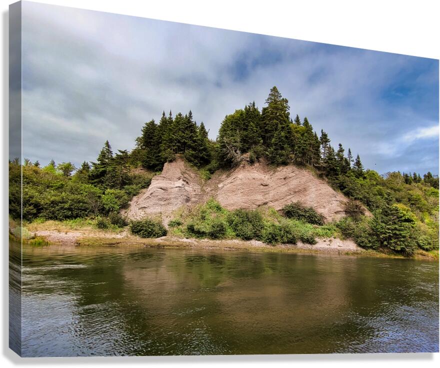 Big Rock by the Sea Canvas Print