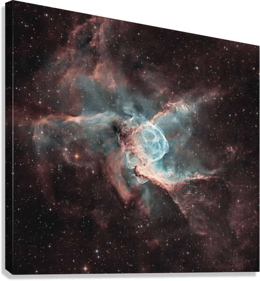 Thors Helmet Nebula Canvas Print
