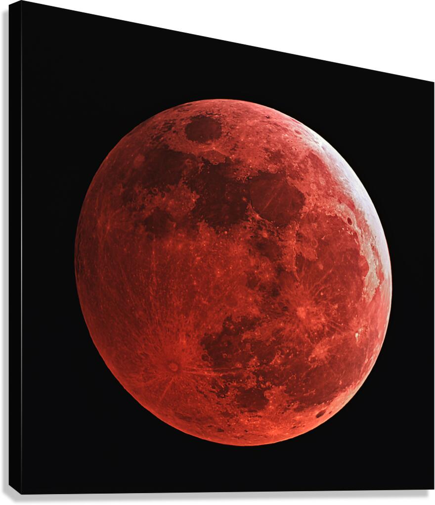 Blood Moon Canvas Print