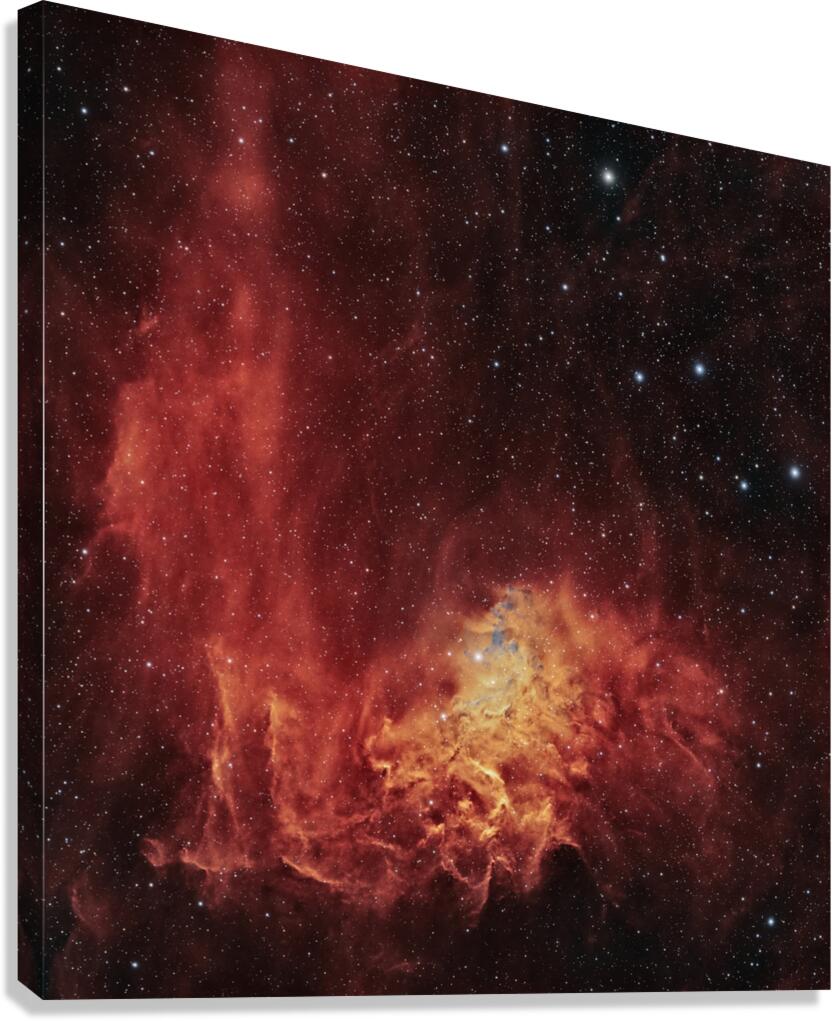 Flaming Star Nebula Canvas Print