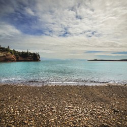 Fundy Bay Rocky Beach