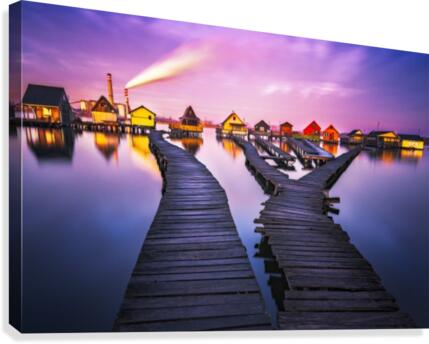 Two worlds Canvas Print
