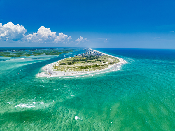 Blue Serinity Point-Topsail Magazine Cover by Adam Hawley