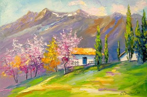 Spring in the mountains