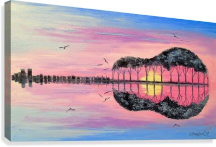 Guitar Canvas Print