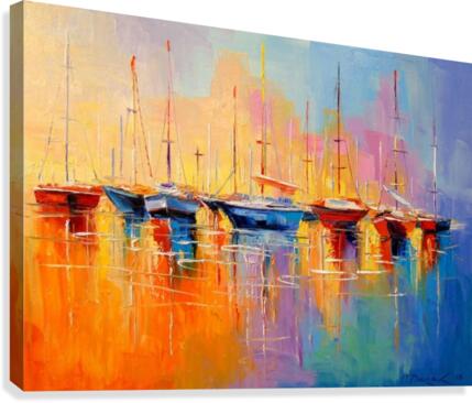 Boats Canvas Print