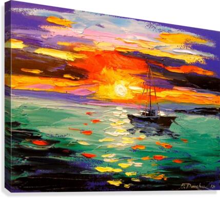 At sunset Canvas Print