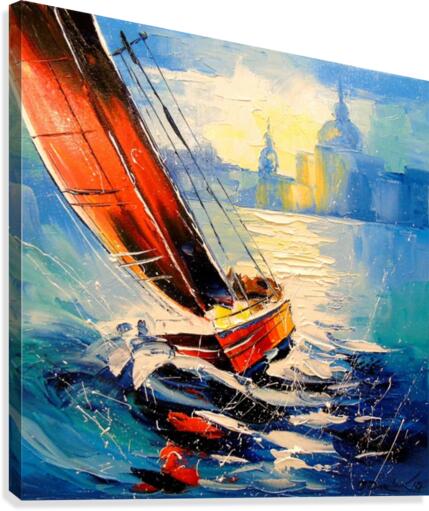 Sailboat Canvas Print