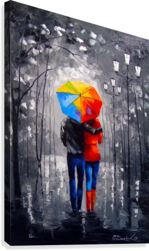 Bright walk Canvas Print