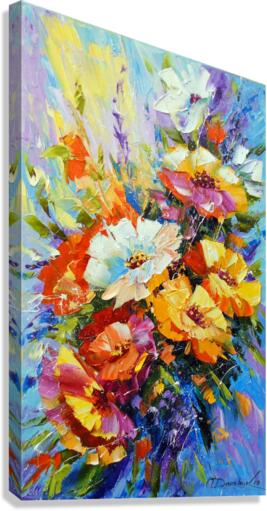 Summer flowers Canvas Print