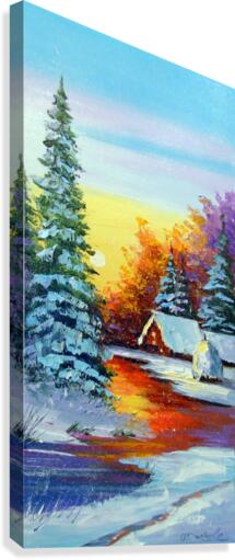 Winter dawn  Canvas Print