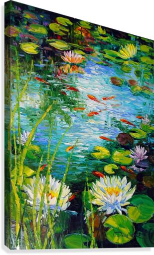 Mesmerizing pond Canvas Print
