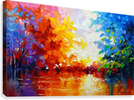 Bright silence Canvas Print