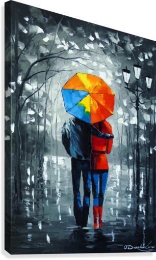 Bright walk  Canvas Print
