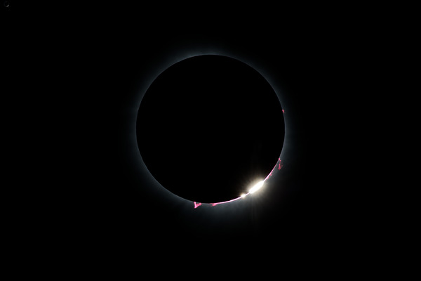 eclipse from North Hatley Print