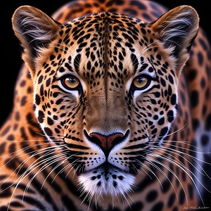 Majestic Leopard Stare