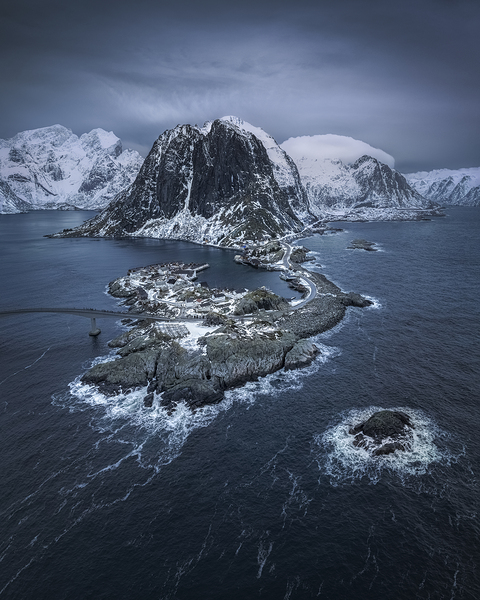 Arctic Blue Print