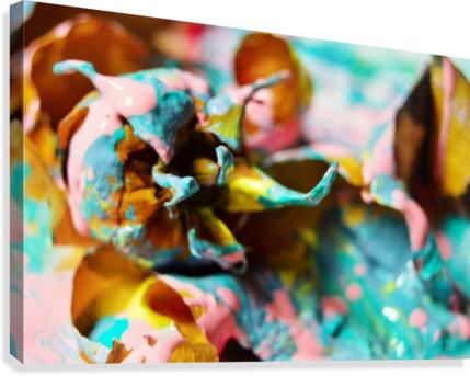 Painted Roses.10 Canvas Print