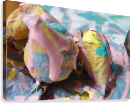 Painted Roses.13 Canvas Print