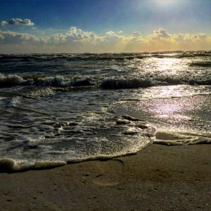 Footprints to the sea