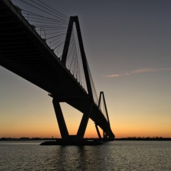 Ravenel Bridge Sunset