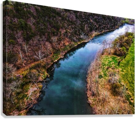 Crystal Flow Canvas Print