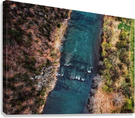 Falling Flow Canvas Print