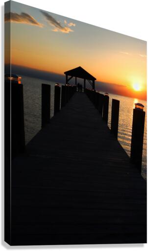 Sunset love Canvas Print