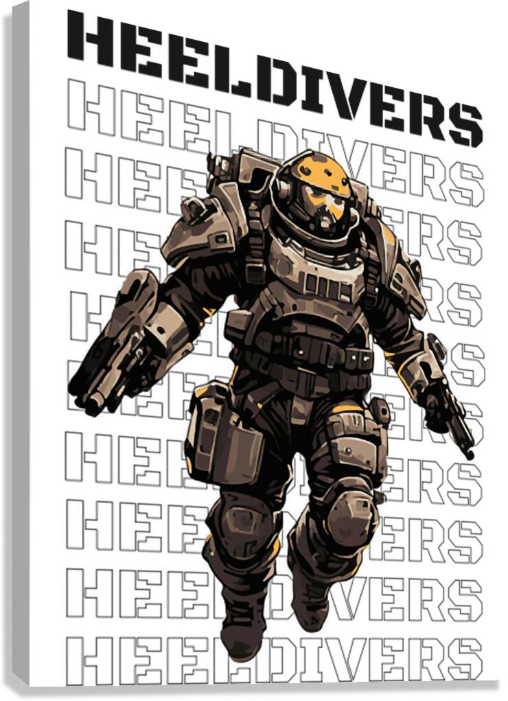 helldivers 5 Canvas Print