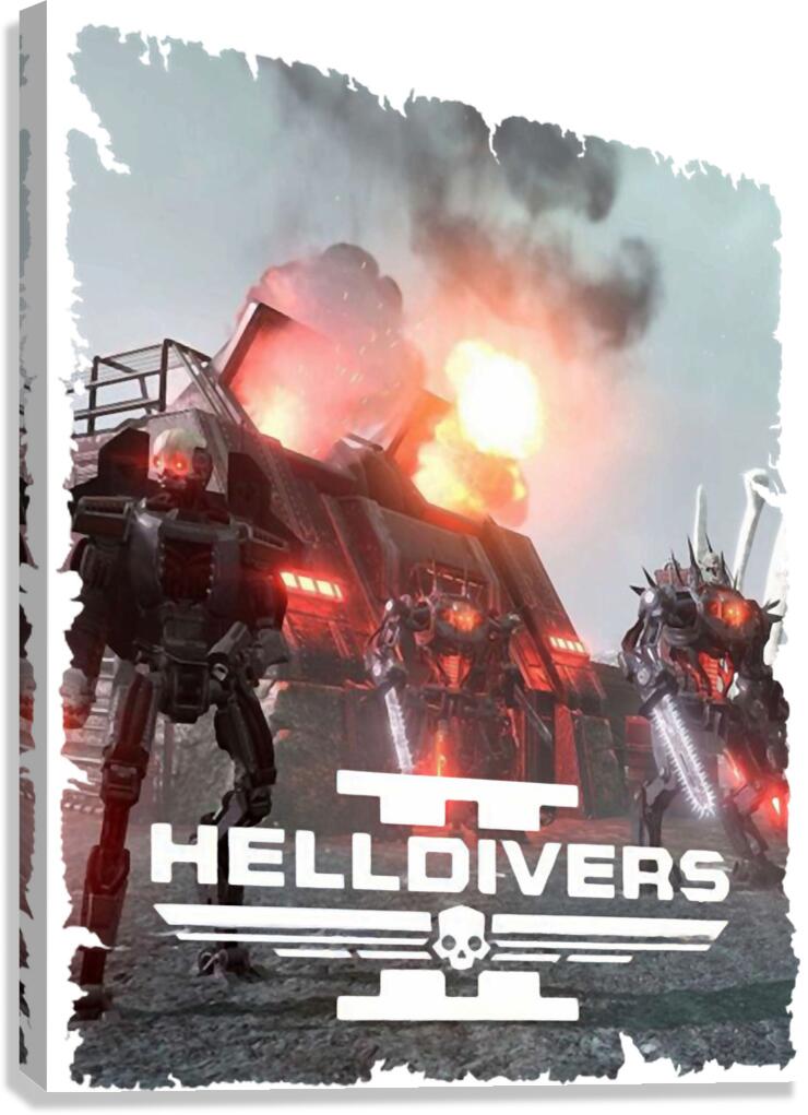 helldivers 10 Canvas Print