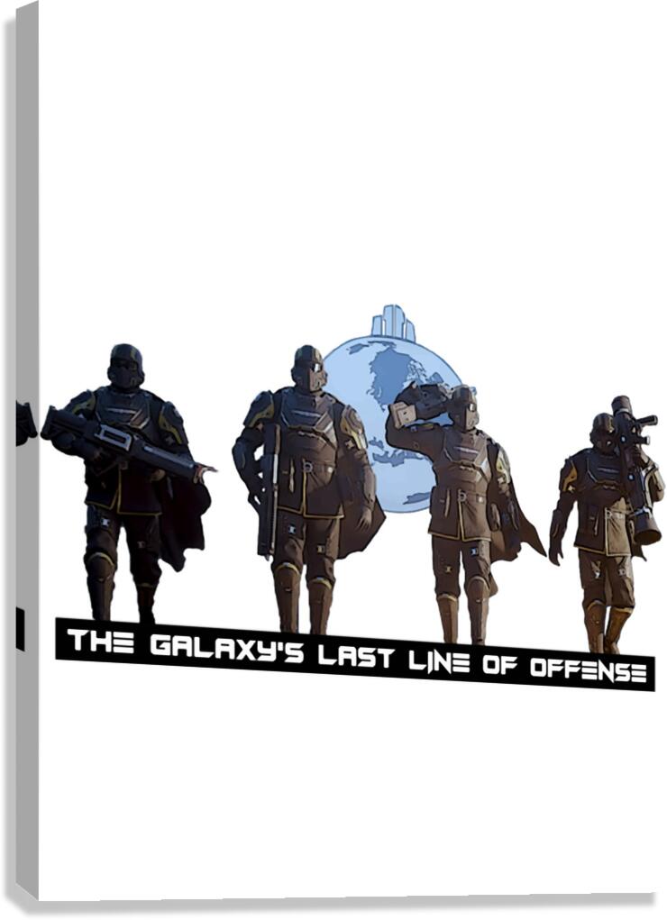 helldivers 15 Canvas Print