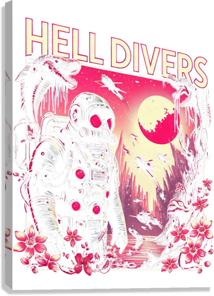 helldivers 16 Canvas Print