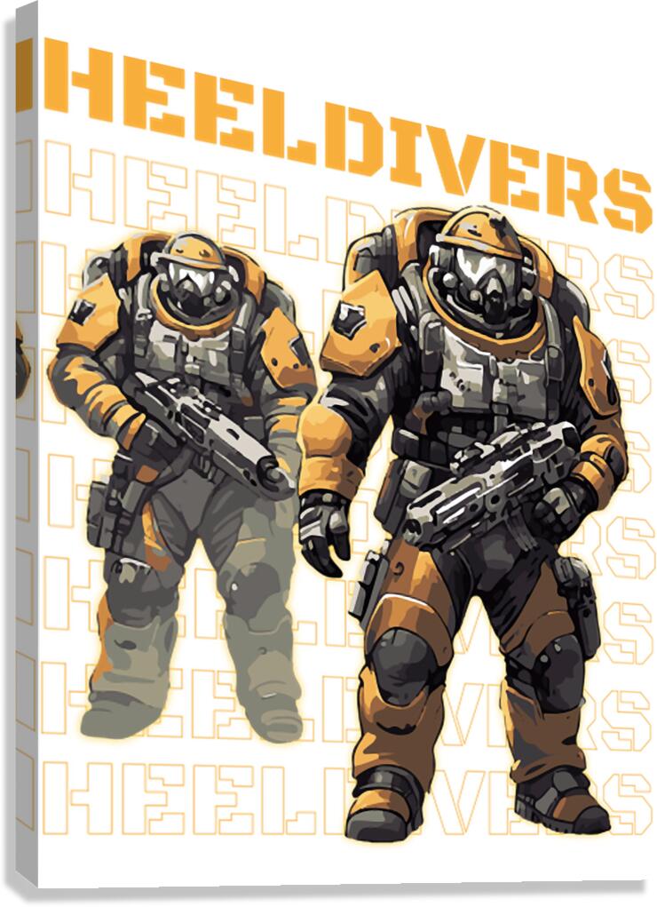 helldivers 19 Canvas Print